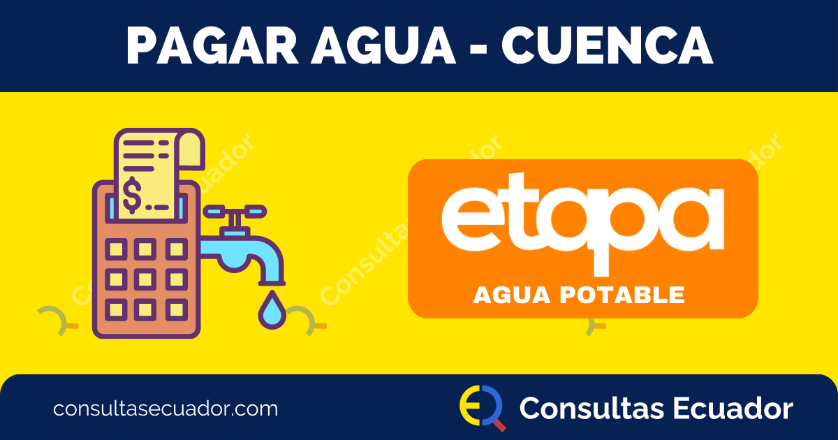 Pagar planilla de Agua Cuenca - Etapa