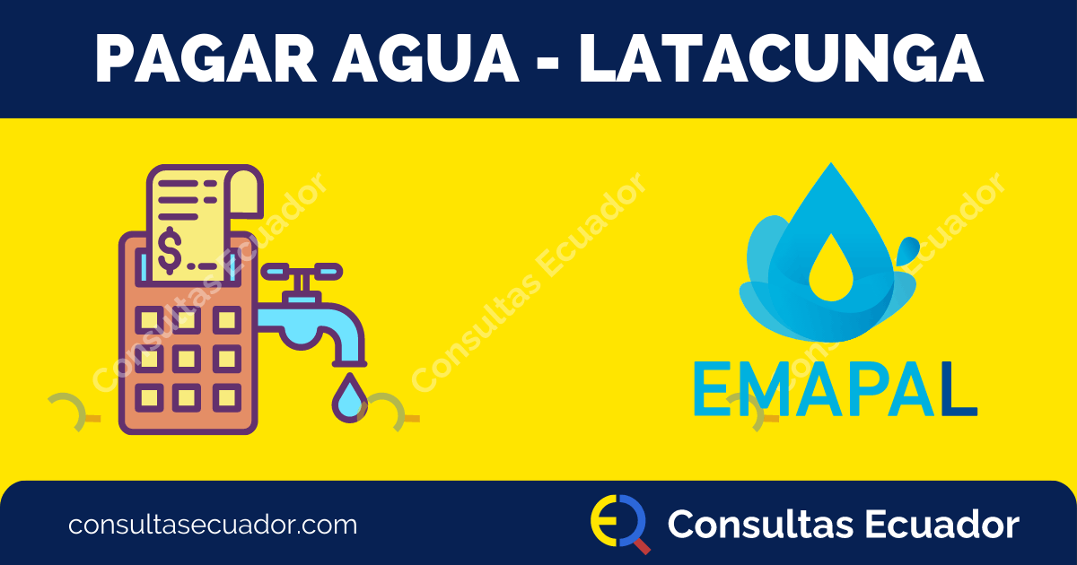 Pagar planilla de Agua Latacunga - EMAPAL