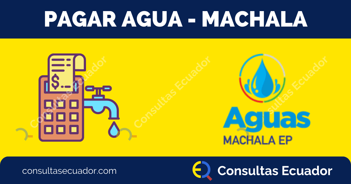 Pagar planilla de Agua Machala EP