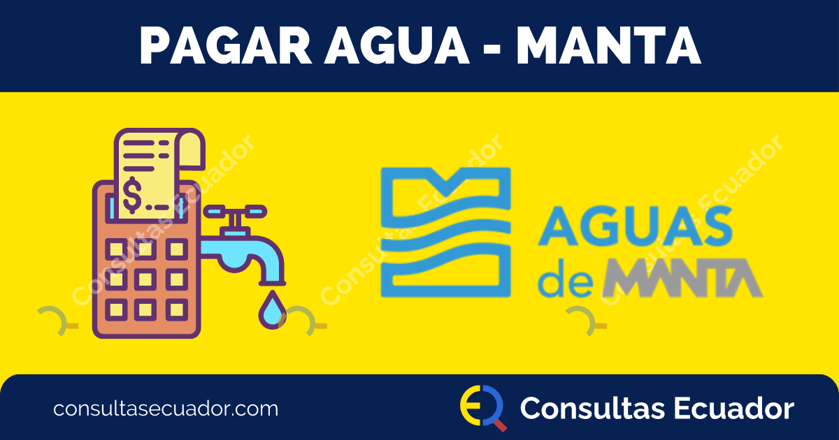 Pagar planilla de Agua Manta - Epam