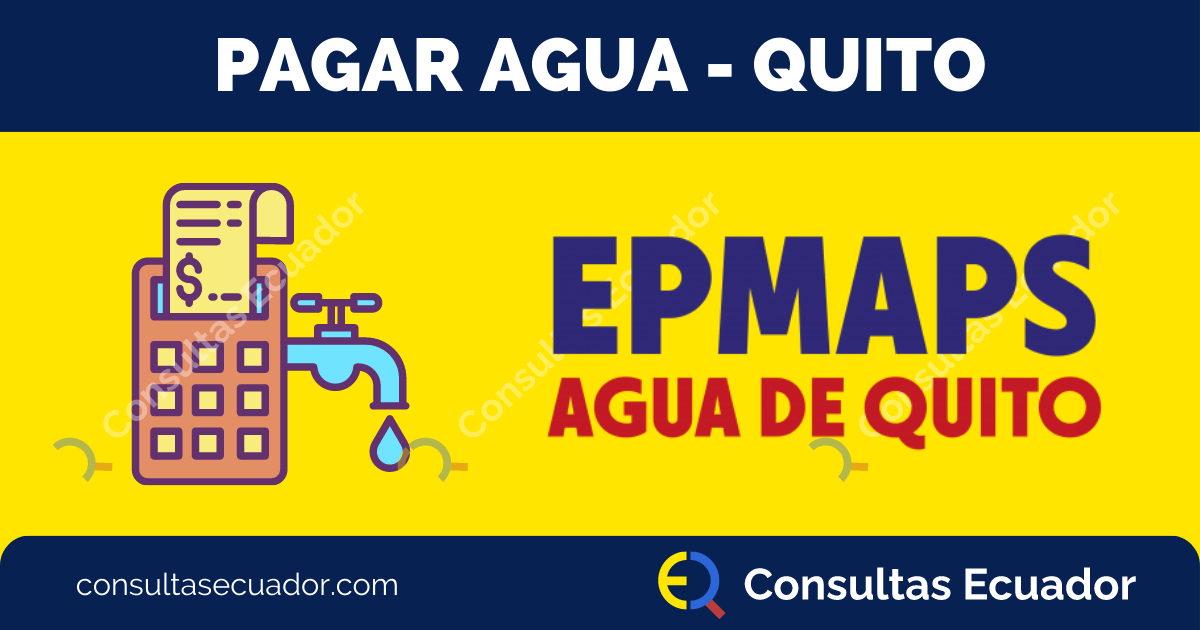 Pagar planilla de Agua Quito - Epmaps