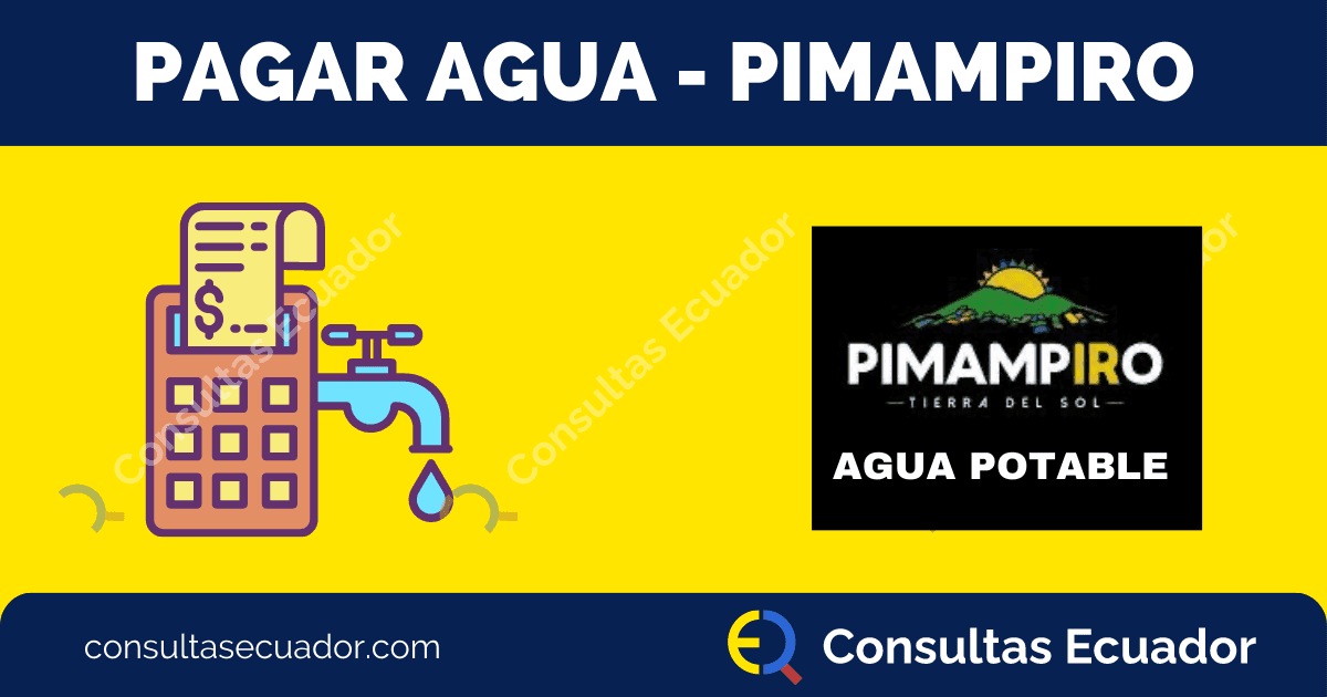 Pagar planilla de Agua Pimampiro