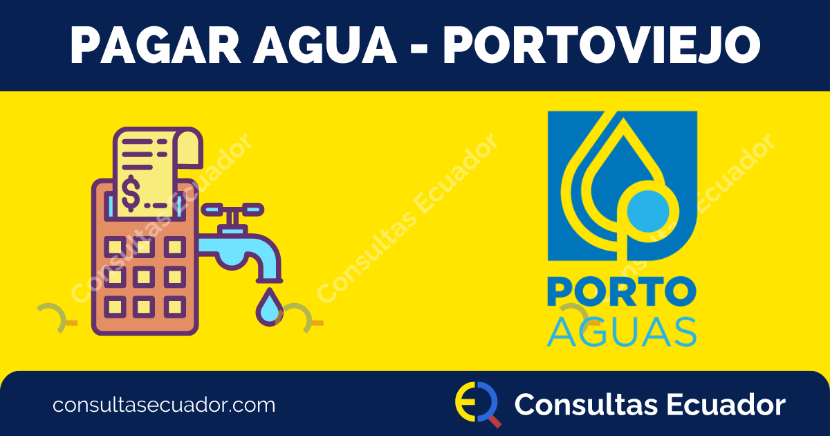 Pagar Planilla de Agua Portoviejo - Portoaguas Ep Epmapap